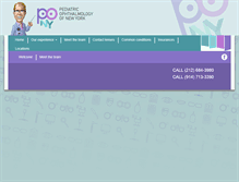 Tablet Screenshot of childrenseyeny.com